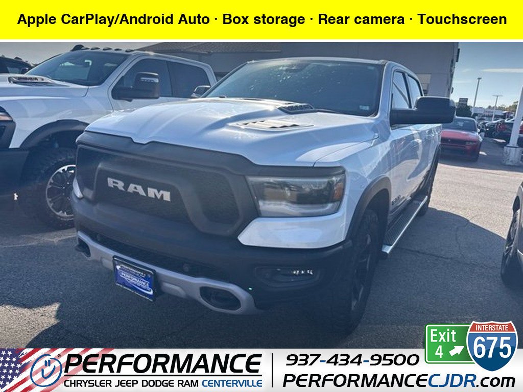 Used 2019 Bright White Clearcoat Ram Rebel image 1
