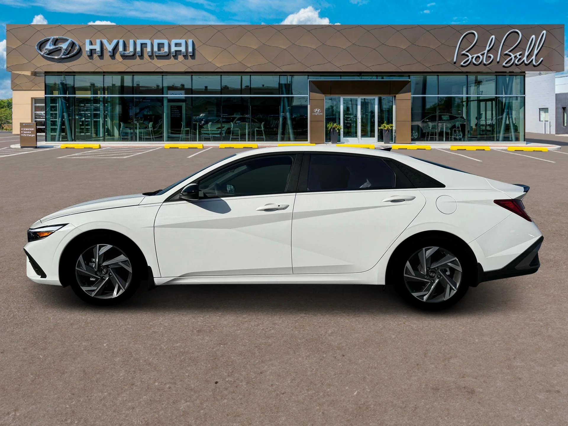 New 2025 White Hyundai SEL Sport image 3
