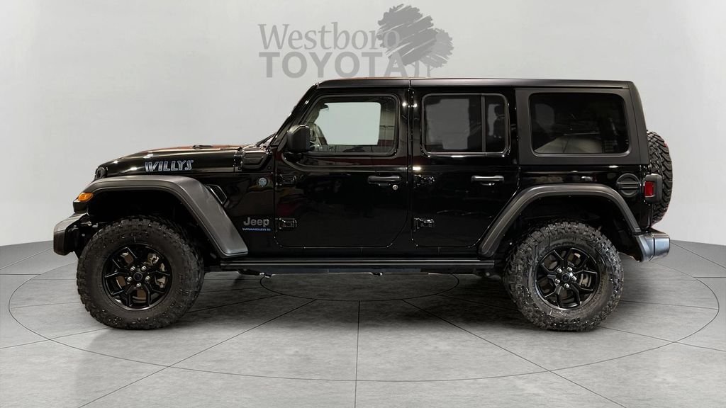 Used 2024 Black Jeep Hybrid Willys 4xe image 4