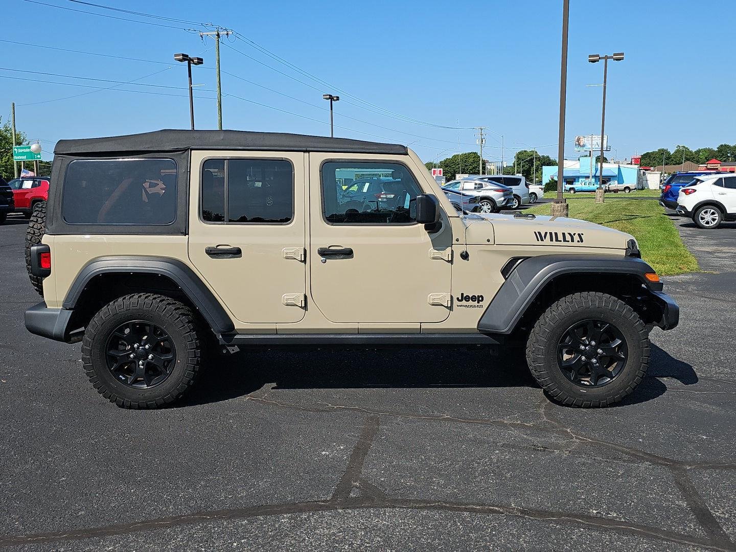 Used 2022 Limited Edition Gobi Clearcoat Jeep Unlimited Willys Sport image 4