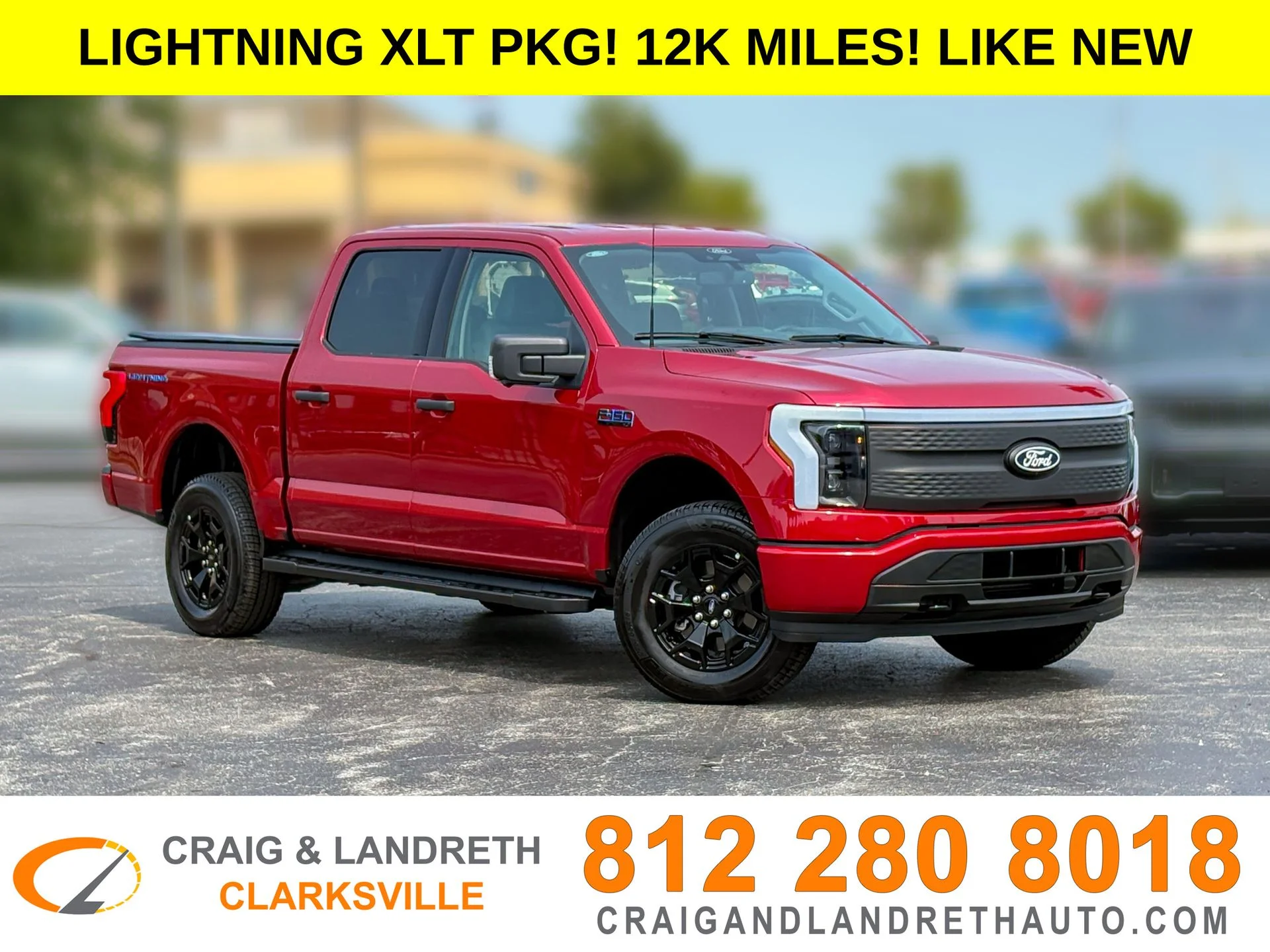 Used 2025 Red Ford XLT image 1
