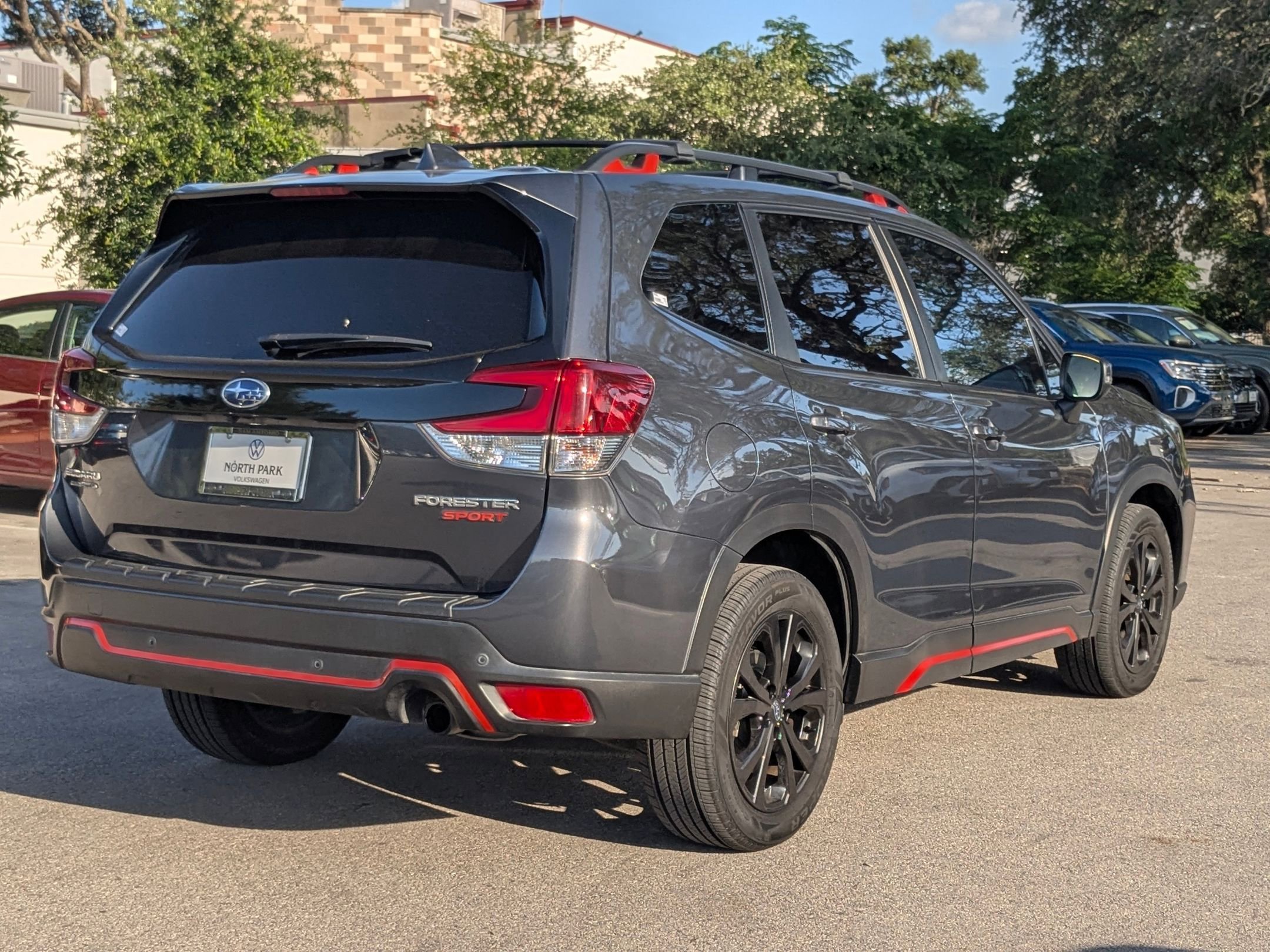 Used 2020 Magnetite Gray Metallic Subaru Sport image 3