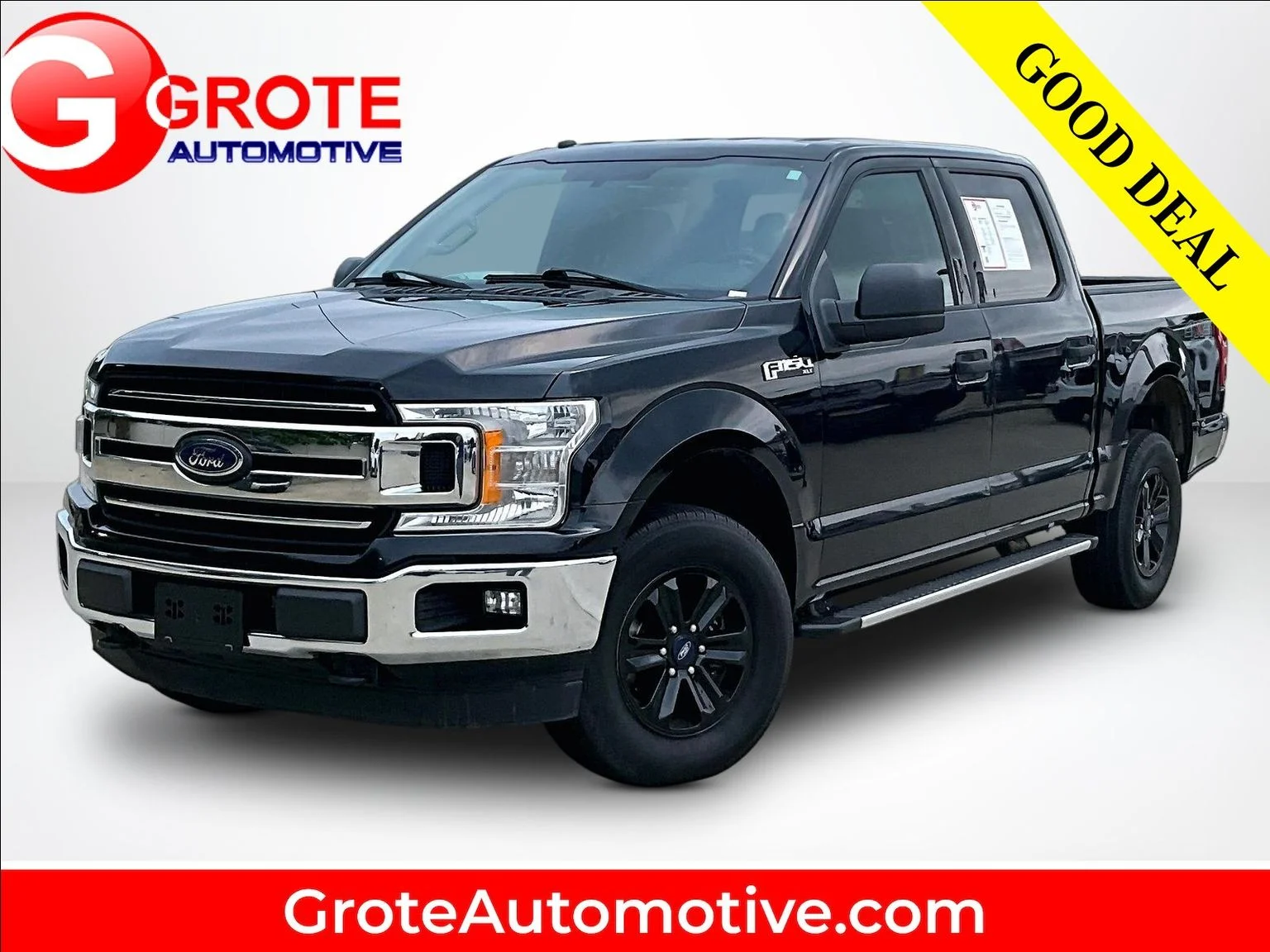Used 2018 Black Ford XLT image 1