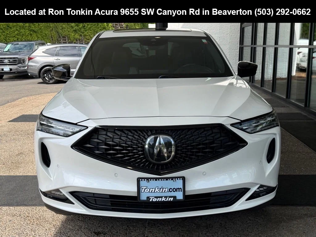 Used 2022 Platinum White Pearl Acura SH-AWD A-SPEC image 3