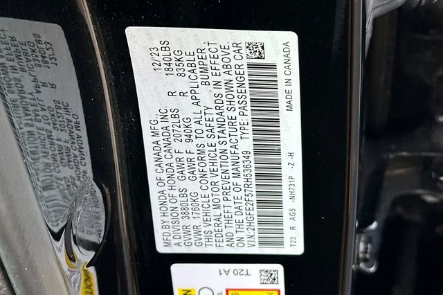 Used 2024 [black] Crys Honda Sport image 33
