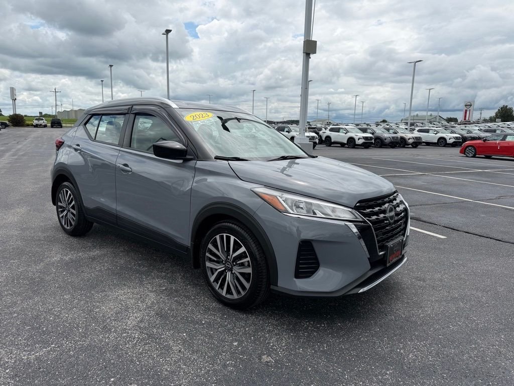 Used 2023 Nissan Kicks SV with VIN 3N1CP5CV7PL488358 for sale in Shelbyville, TN