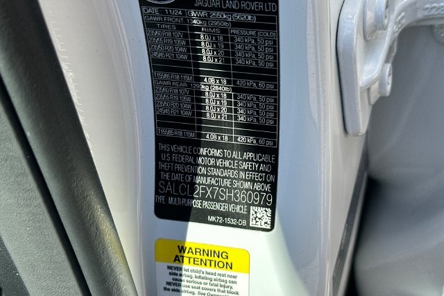 Certified Used 2025 White Land Rover SE image 28