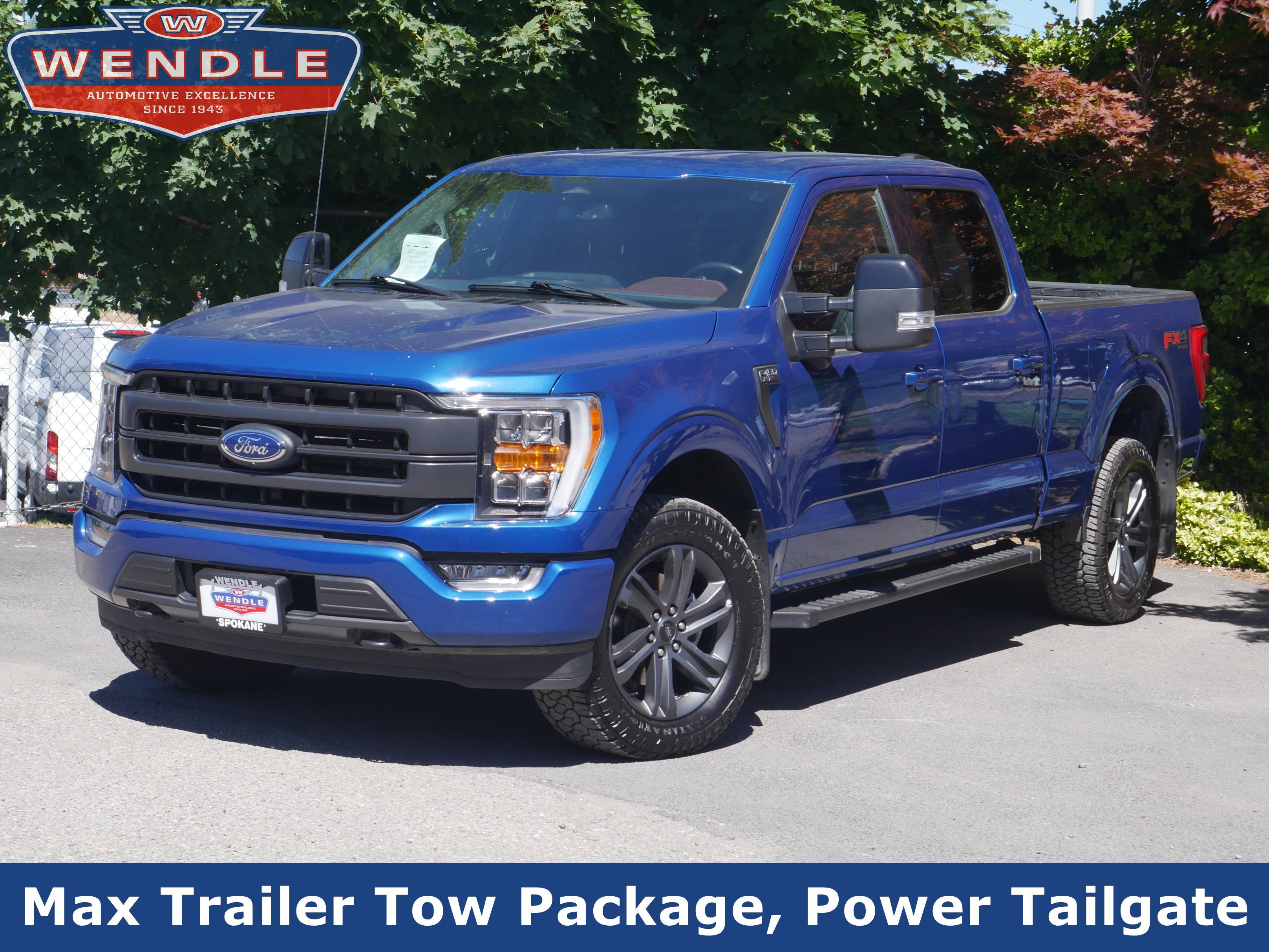 Certified Used 2023 Atlas Blue Metallic Ford LARIAT image 1