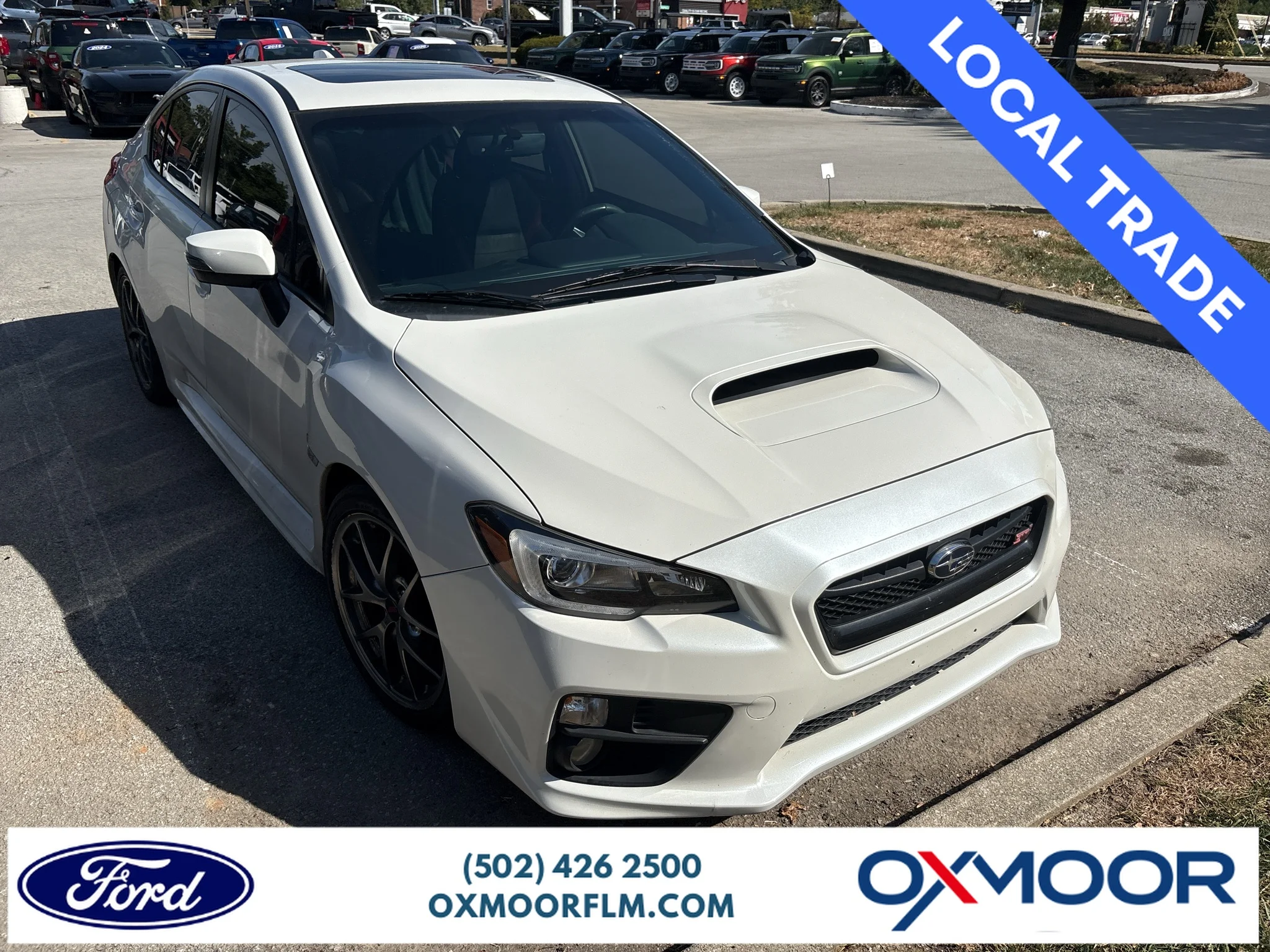 Used 2017 Crystal White Pearl Subaru STI Limited image 1