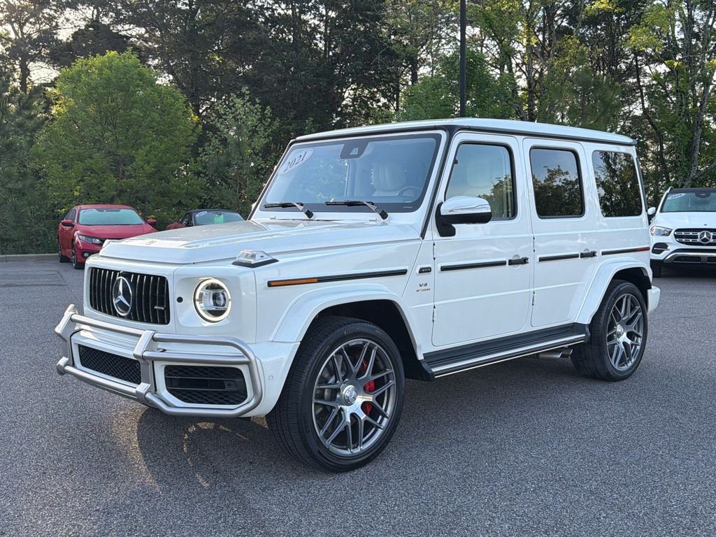 Used 2021 designo Diamond White Metallic Mercedes-Benz G 63 AMG® image 5