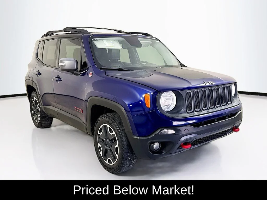 Used 2016 Jetset Blue Jeep Trailhawk image 1