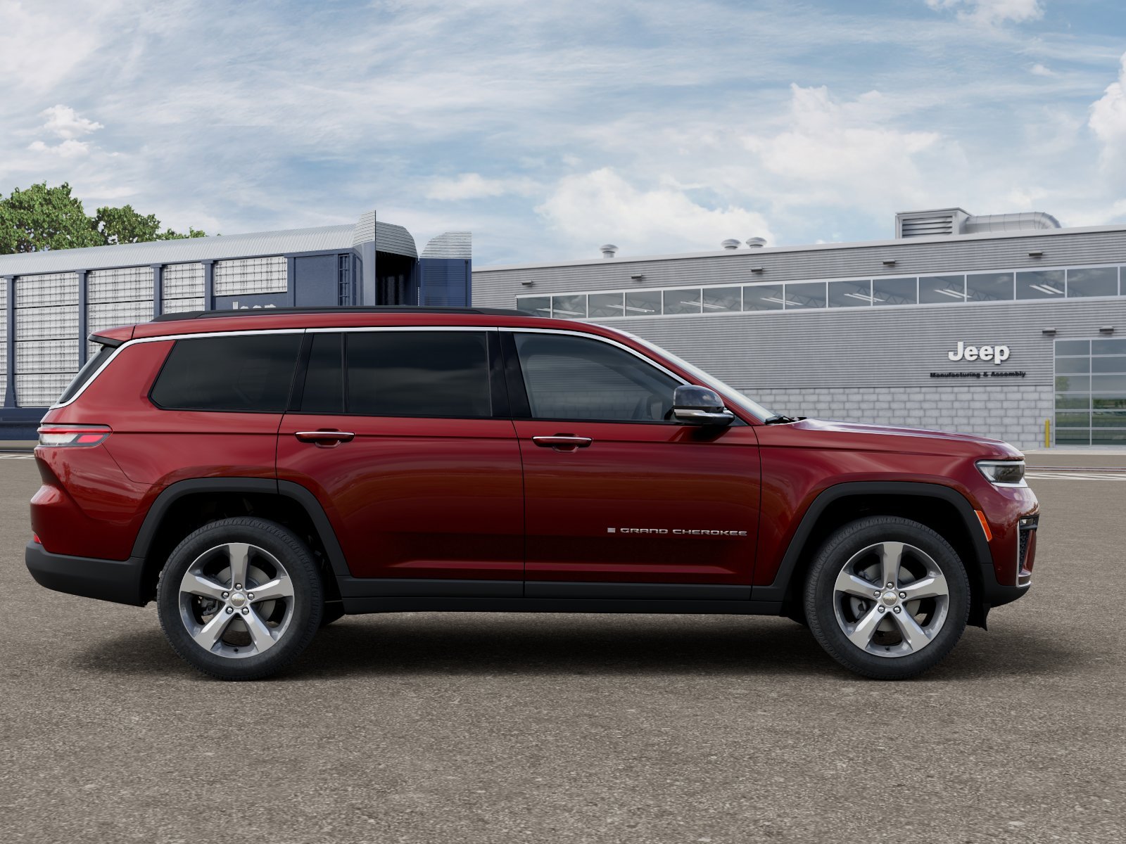 New 2026 Velvet Red Pearl-Coat Exterior Paint Jeep Limited image 12