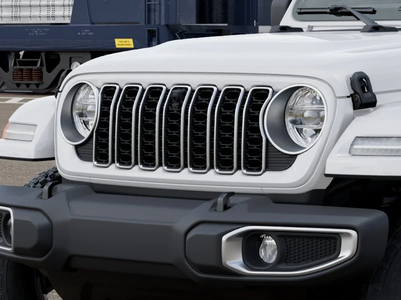 New 2026 Bright White Clear-Coat Exterior Paint Jeep Sahara image 7
