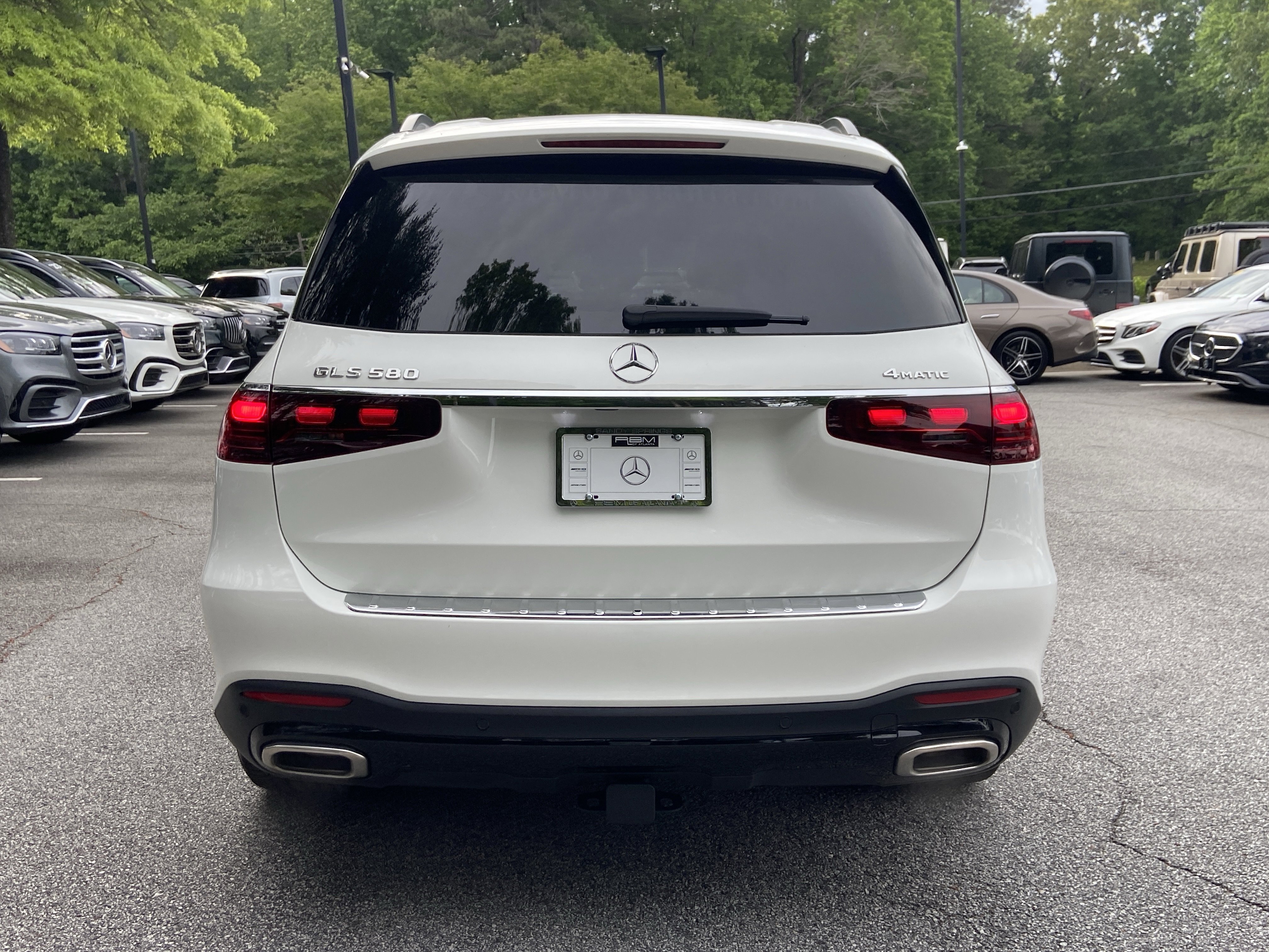 Certified Used 2025 Polar White Mercedes-Benz GLS 580 4MATIC® SUV image 8