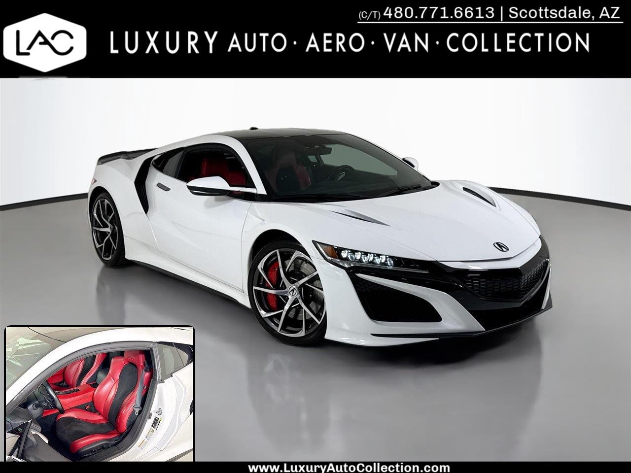 Used 2020 130R White Acura SH-AWD Sport Hybrid image 1
