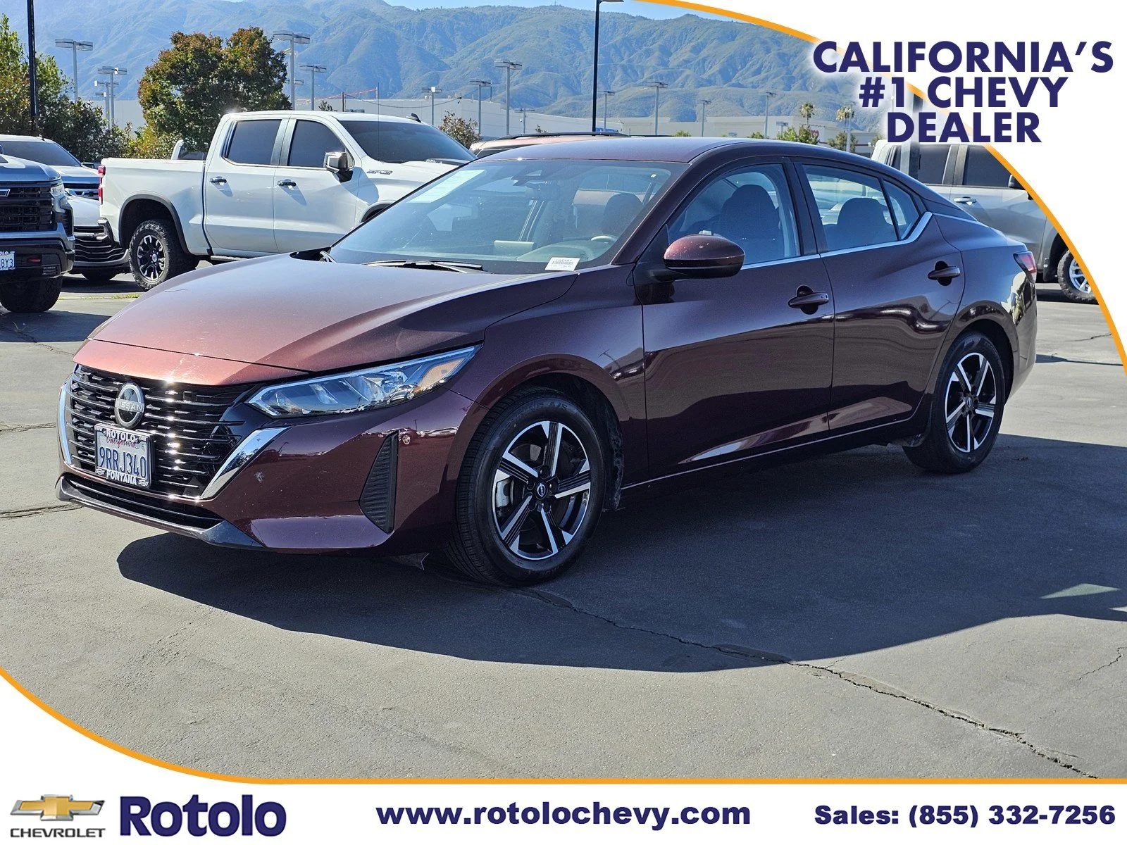 Used 2025 Rosewood Metallic Nissan SV image 3