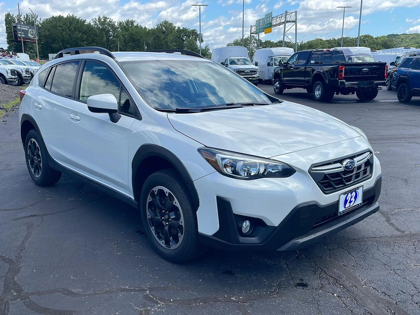 Used 2023 Crystal White Pearl Subaru Premium image 7