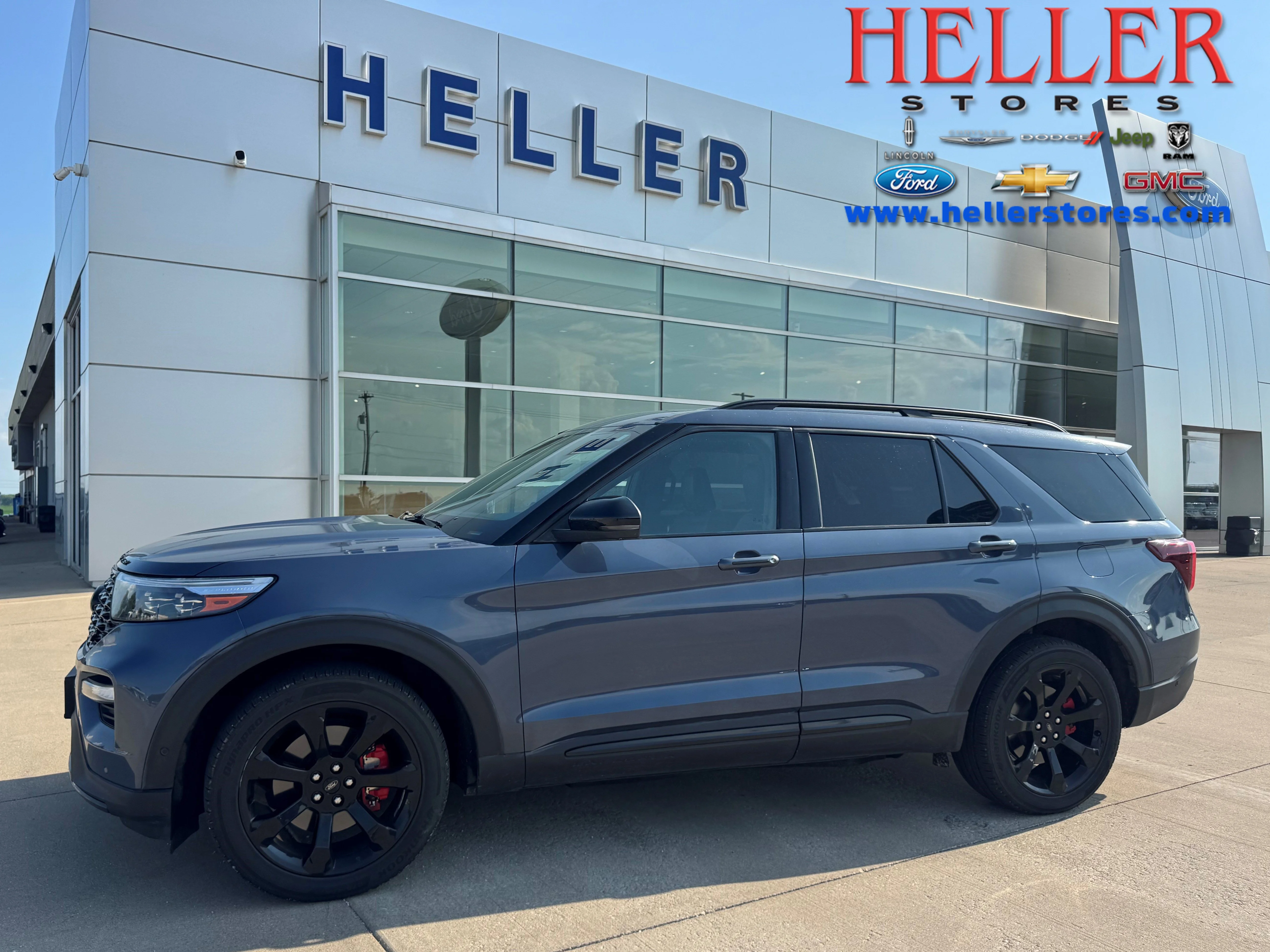 Used 2021 Blue Metallic Ford ST image 1