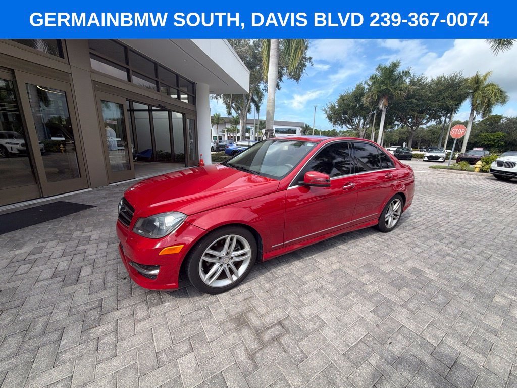 Used 2014 Mars Red Mercedes-Benz C 250 image 3