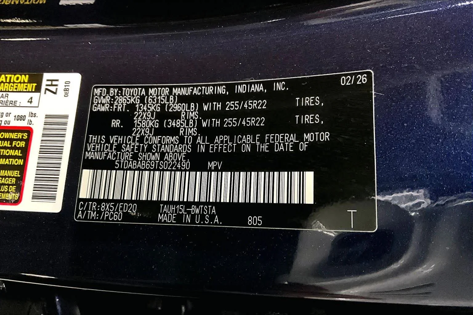 New 2026 Nightfall Mica Lexus F SPORT PERFORMANCE PREMIUM AWD image 17