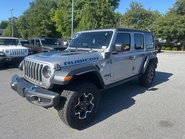 Used 2021 Silver Jeep Unlimited Rubicon 4xe image 7