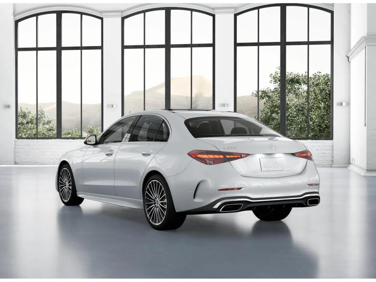 New 2026 MANUFAKTUR Moonlight White Metallic Mercedes-Benz C 300 image 26