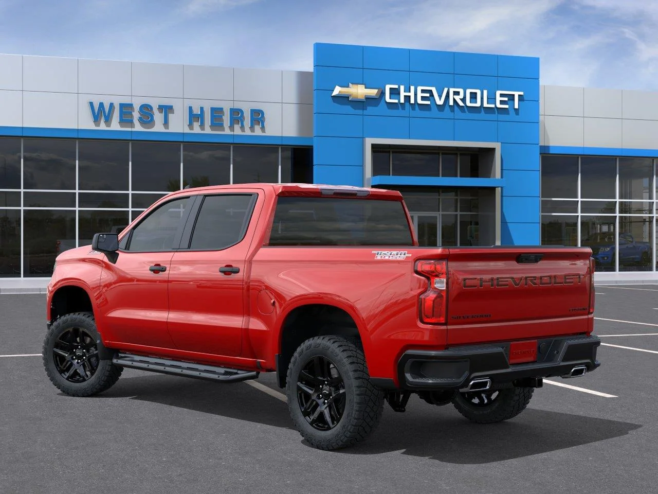 New 2026 Red Hot Chevrolet Custom Trail Boss image 3