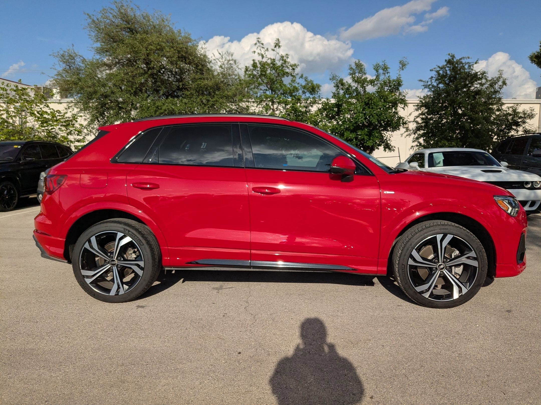 Used 2023 Red Audi S line Premium Plus image 2
