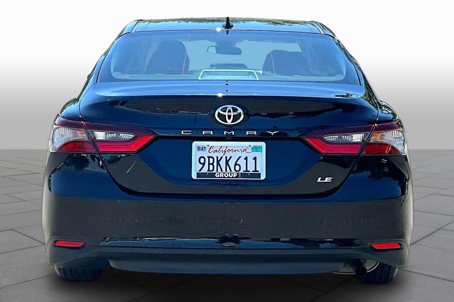 Certified Used 2022 Midnight Black Metallic Toyota LE image 4