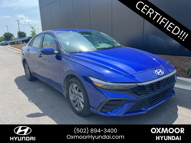 2025 Hyundai Elantra Hybrid Blue