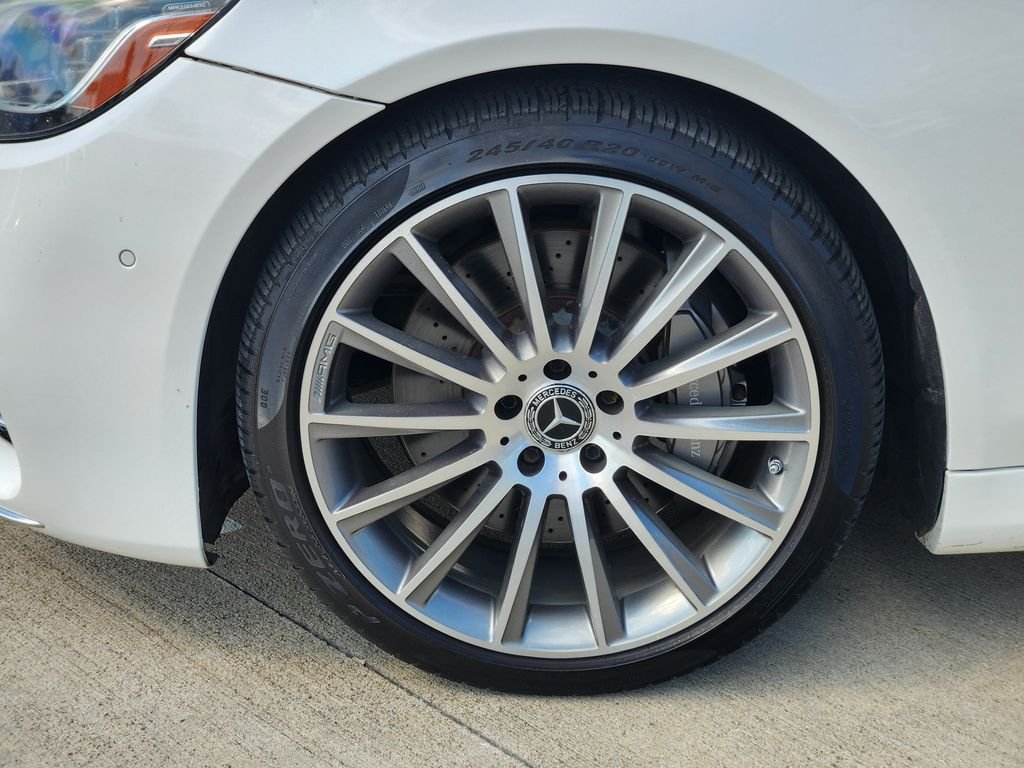 Used 2018 designo Diamond White Mercedes-Benz S 450 image 10