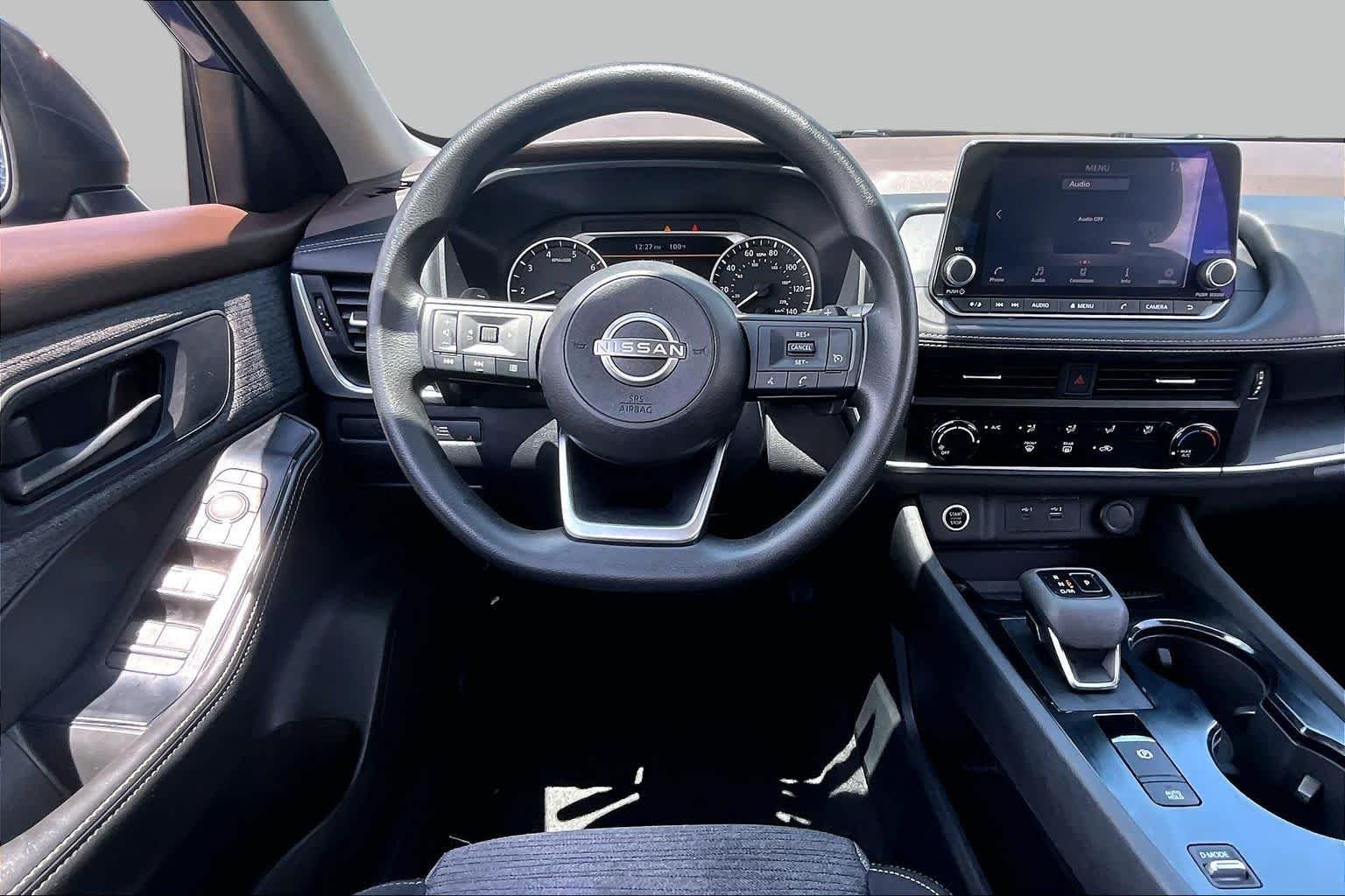 Used 2022 Caspian Blue Metallic Nissan S image 6