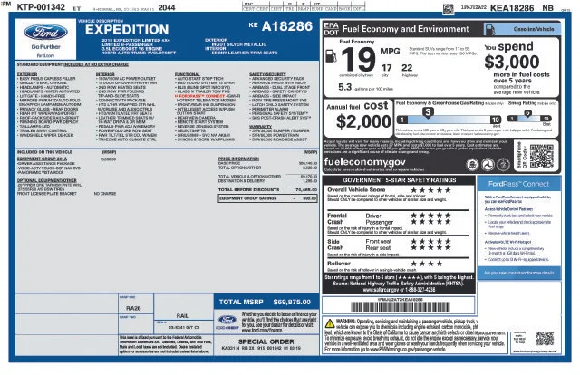 Used 2019 Silver Ford Limited image 12