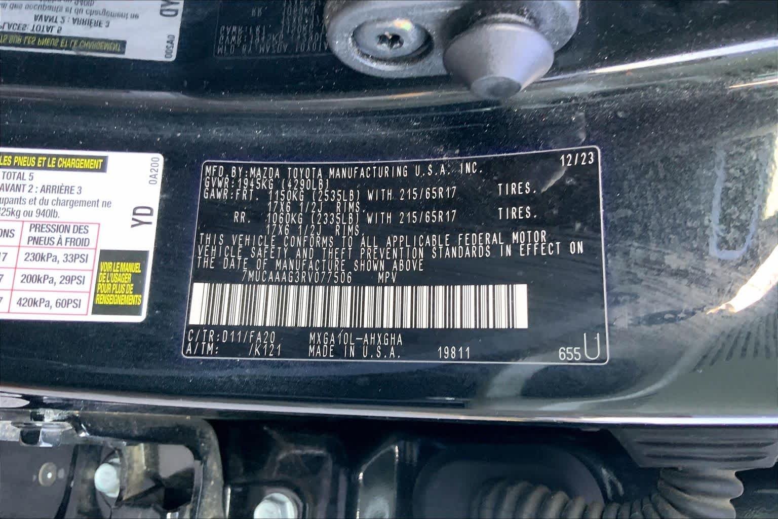 Used 2024 Jet Black Toyota LE image 29