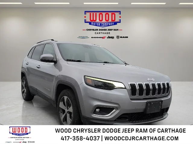 Used 2019 Billet Silver Metallic Clearcoat Jeep Limited image 1