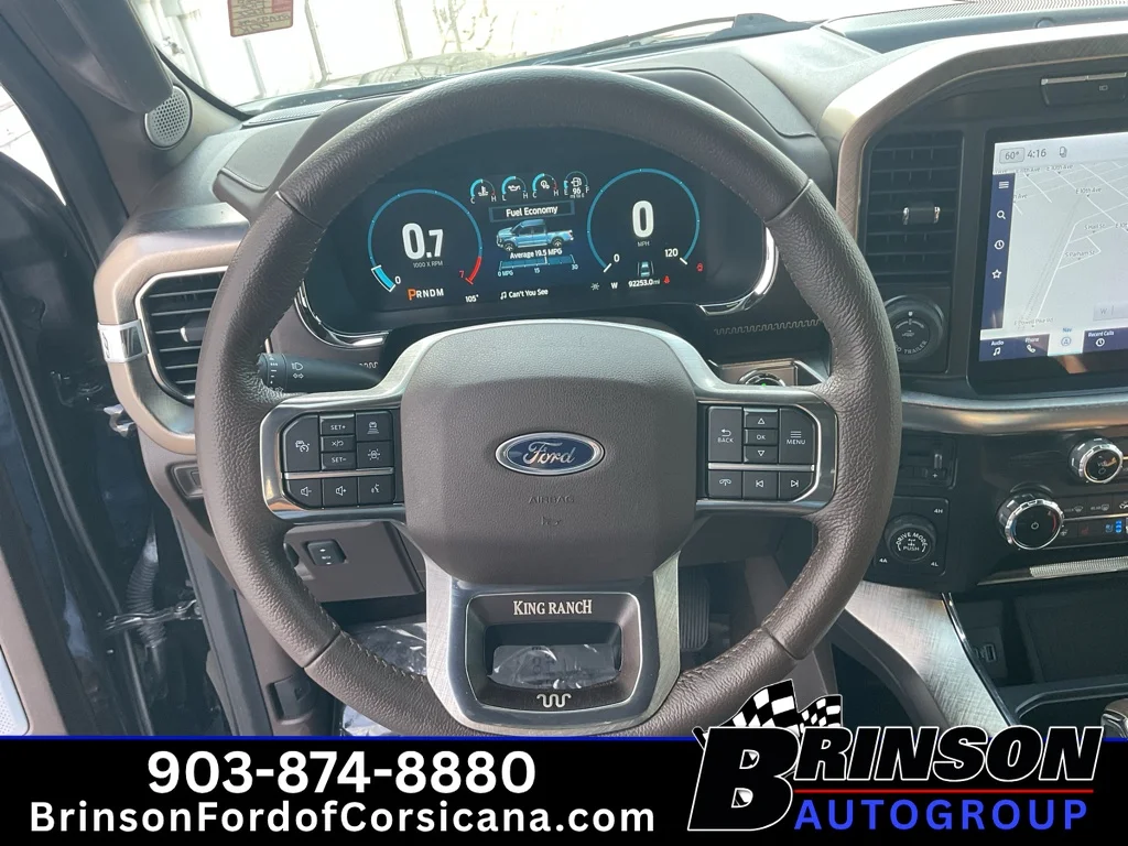 Used 2022 Agate Black Metallic Ford King Ranch image 35