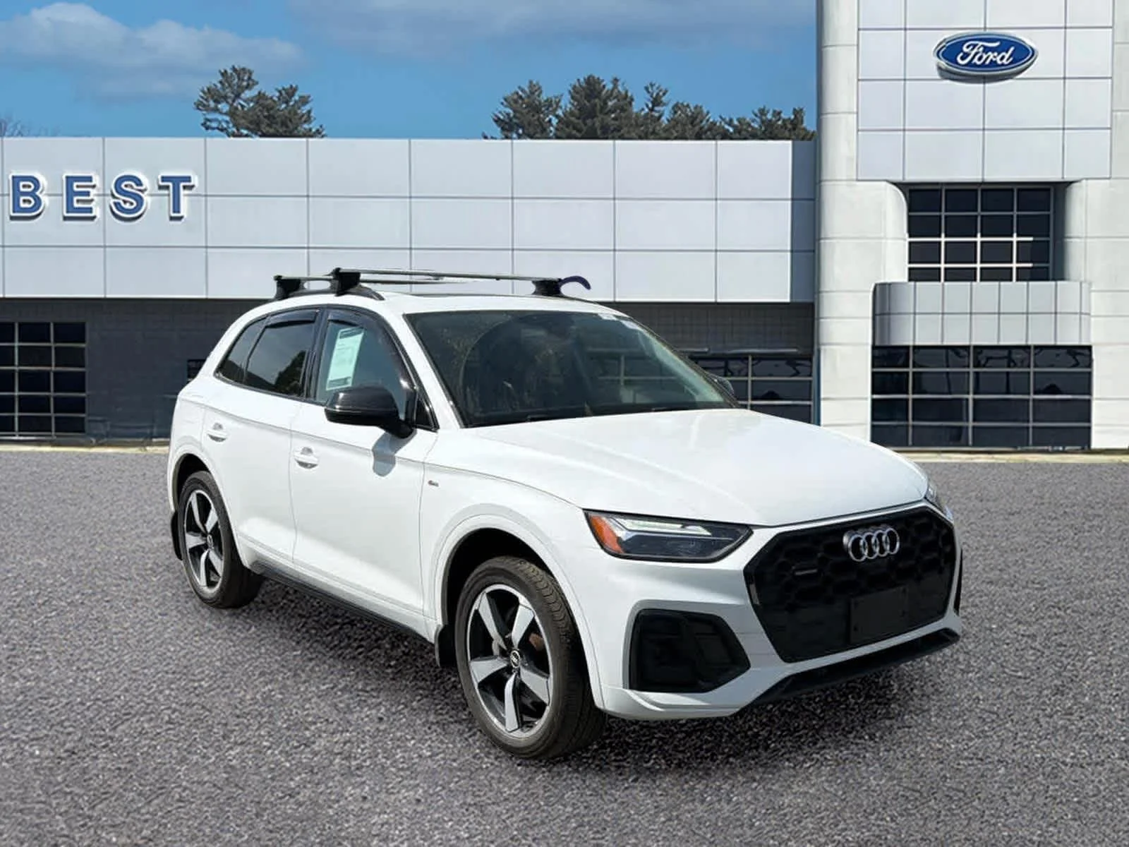 Used 2022 Glacier White Metallic Audi S line Premium Plus image 3