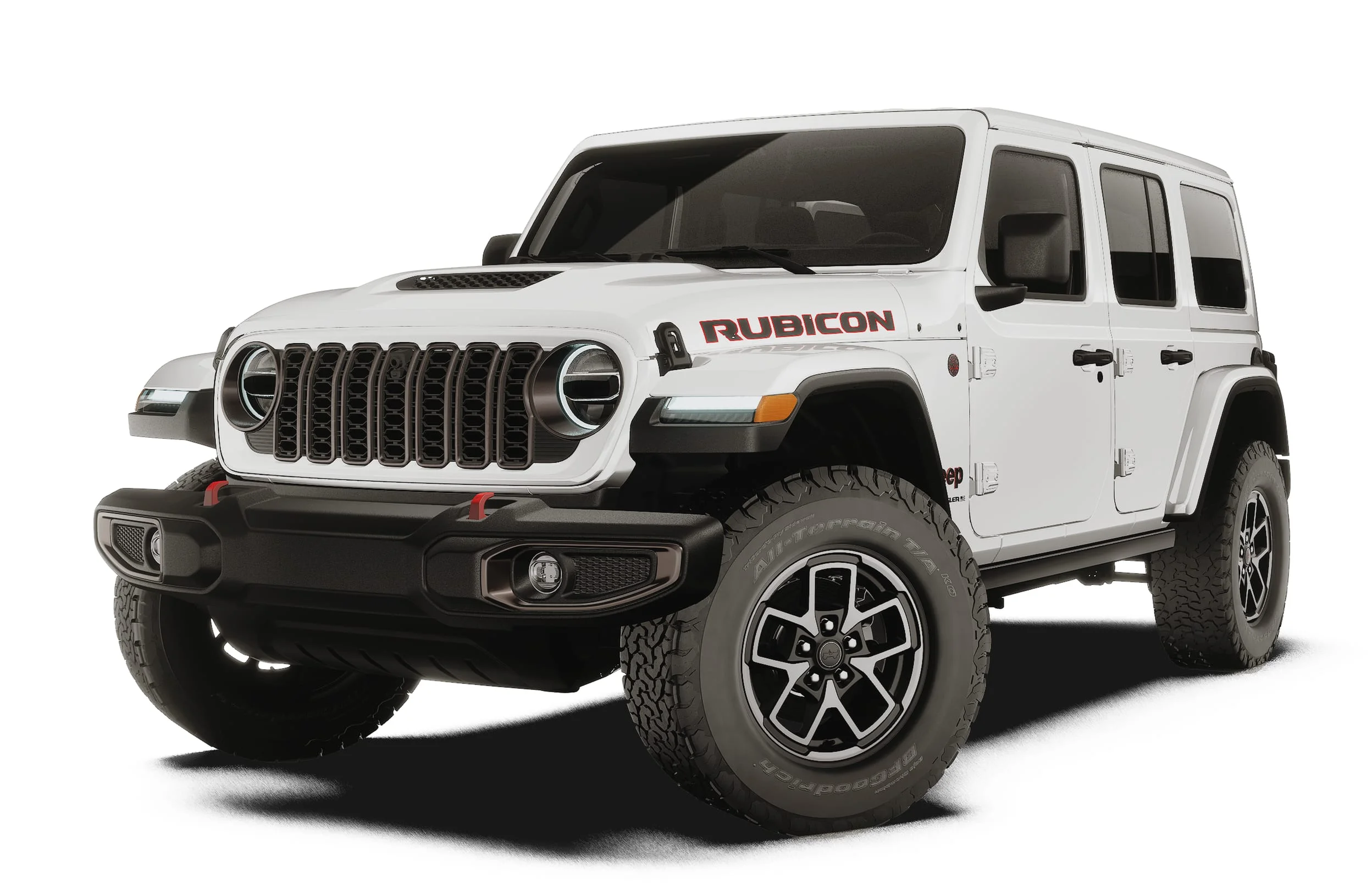 New 2027 Bright White Clear-Coat Paint Jeep Rubicon image 13