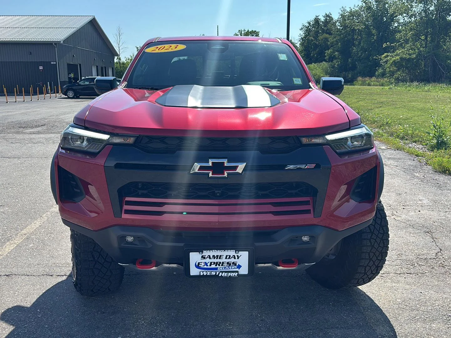 Used 2023 Radiant Red Tintcoat Chevrolet ZR2 image 2
