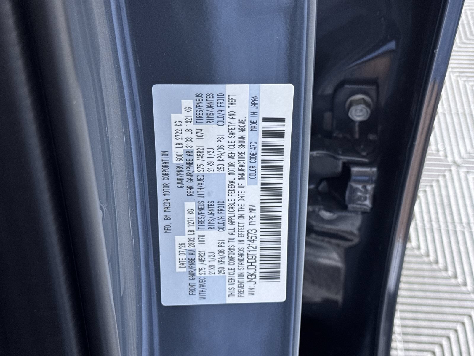 New 2026 Polymetal Gray Metallic Mazda 3.3 Turbo Premium image 13