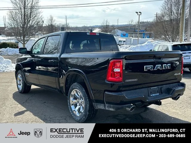 New 2026 Diamond Black Crystal Pearl-Coat Exterior Paint RAM Big Horn/Lone Star image 2