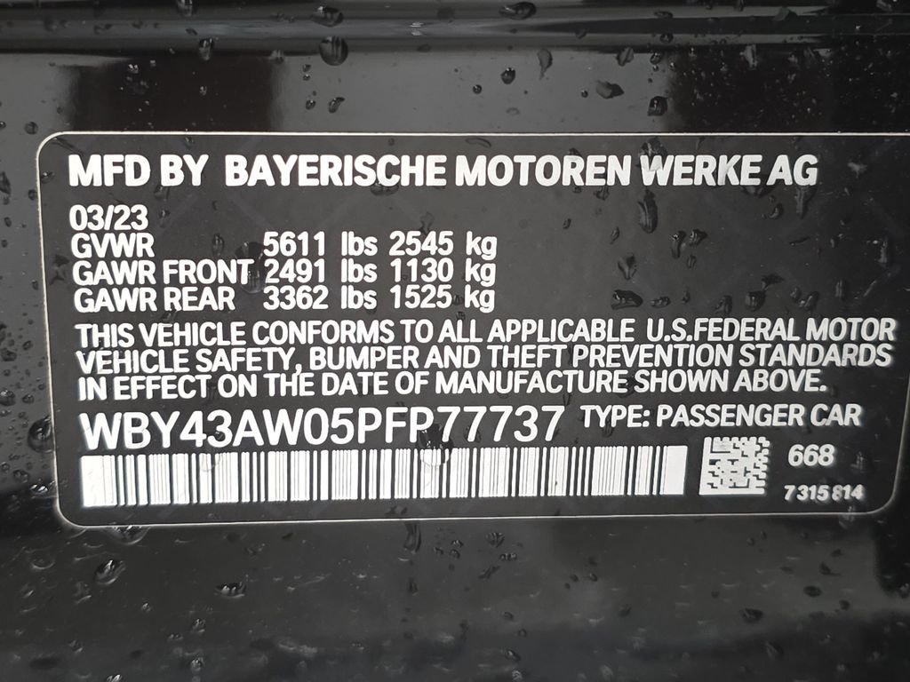 Used 2023 Jet Black BMW eDrive35 image 27
