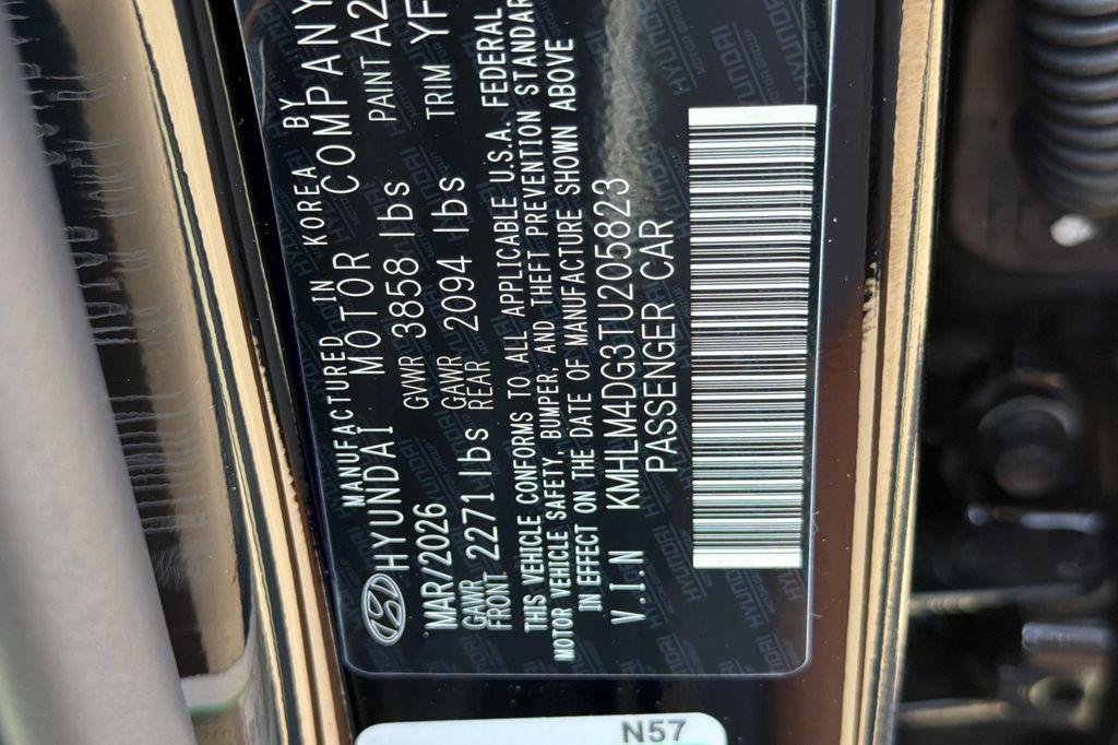 New 2026 Black Hyundai SEL Sport image 21