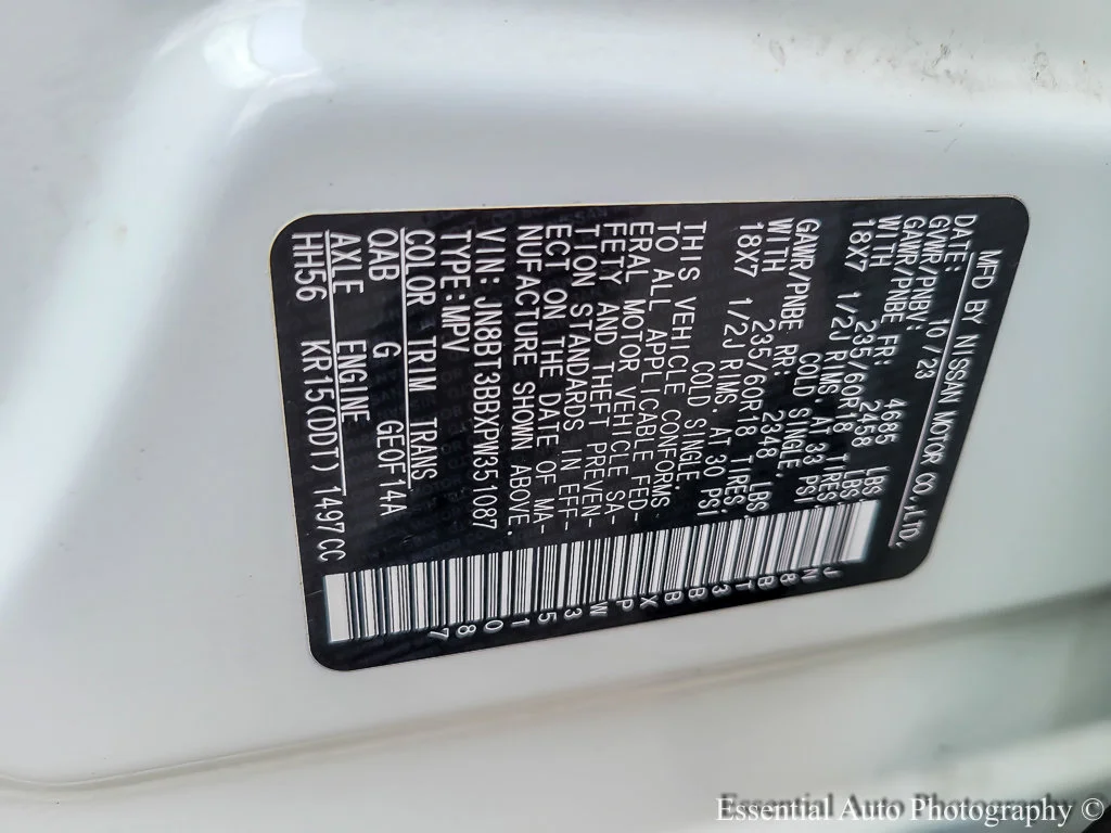 Used 2023 Pearl White Tricoat Nissan SV image 23