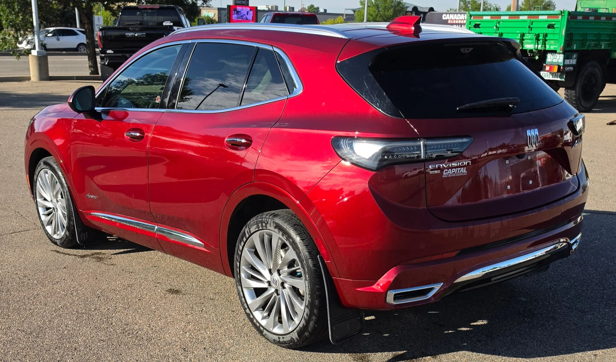Used 2024 Red Buick Avenir AWD Leather Sunroof Nav image 3