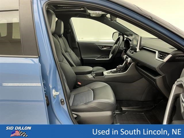 Used 2022 Cavalry Blue/Midnight Black Metallic Toyota Hybrid XSE image 25