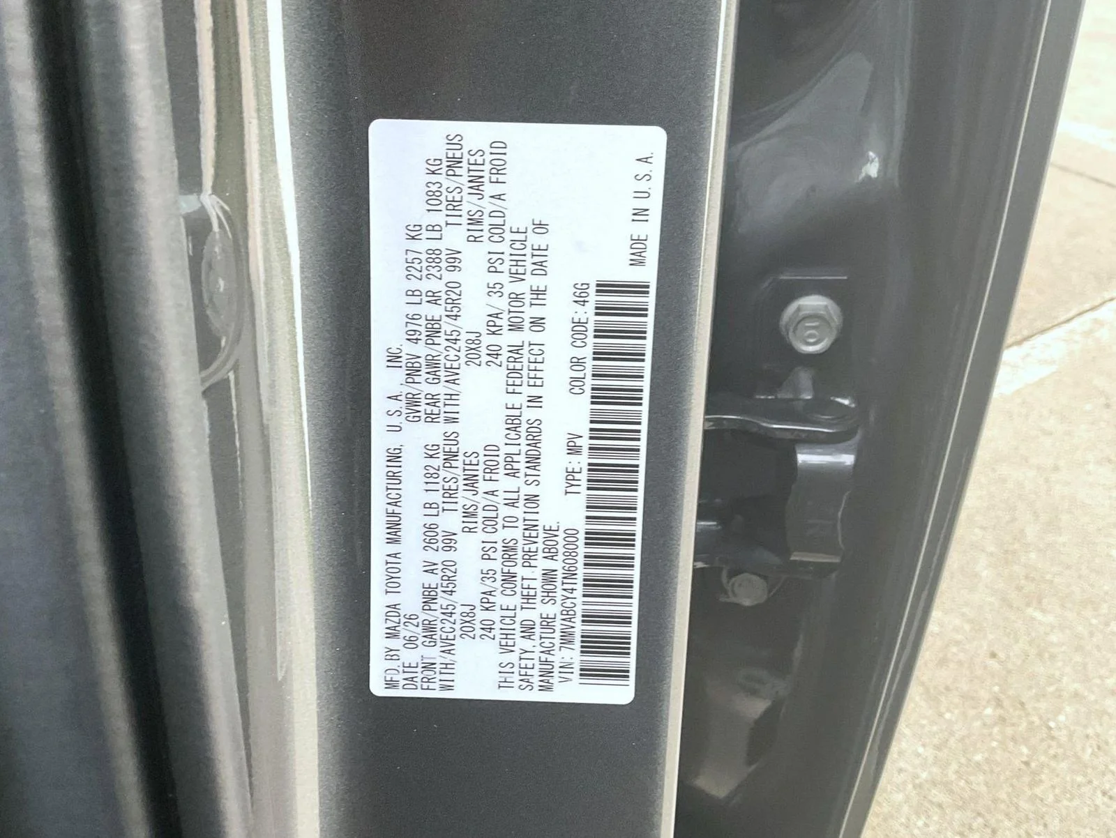 New 2026 Machine Gray Metallic Mazda 2.5 Turbo AWD image 26