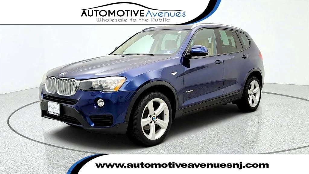 Used 2017 Deep Sea Blue Metallic BMW xDrive28i SAV w/ Premium Pkg 3, Navigation & 19