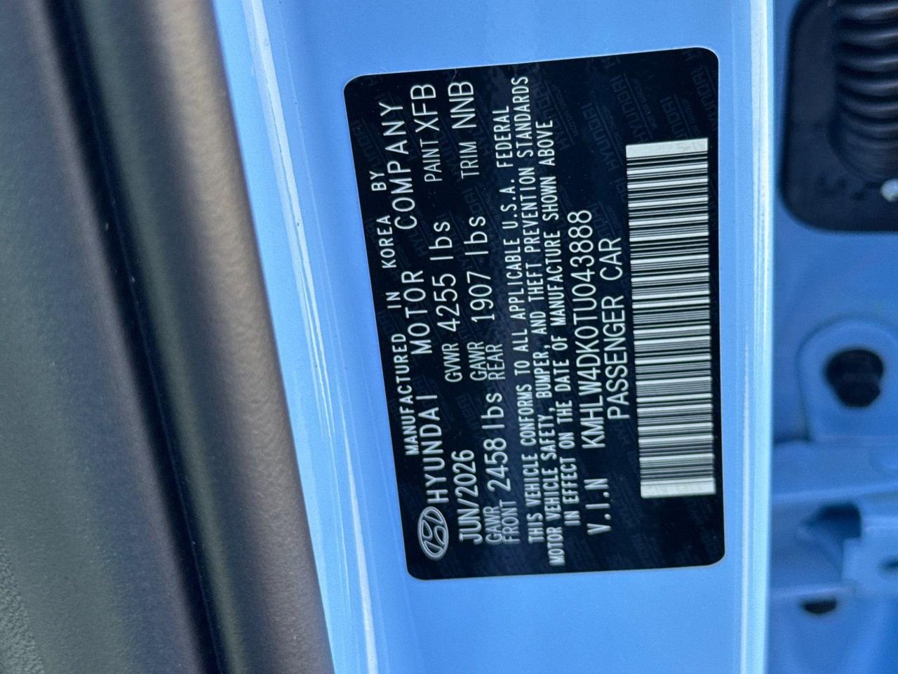 New 2026 Blue Hyundai Sedan image 27