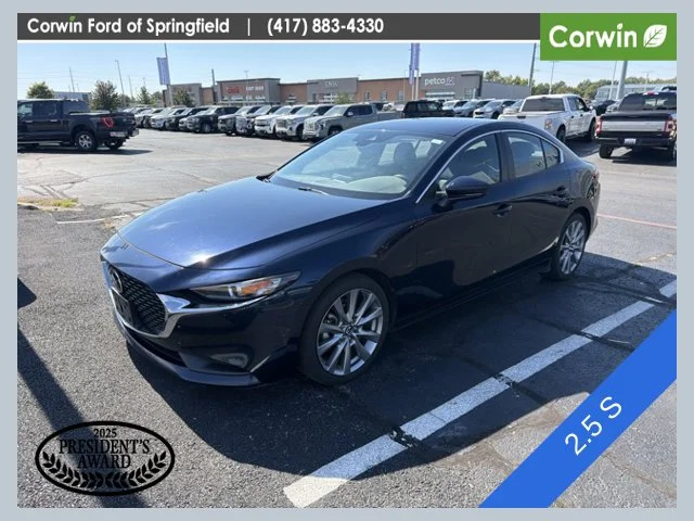 Used 2021 Deep Crystal Blue Mica Mazda Select image 1